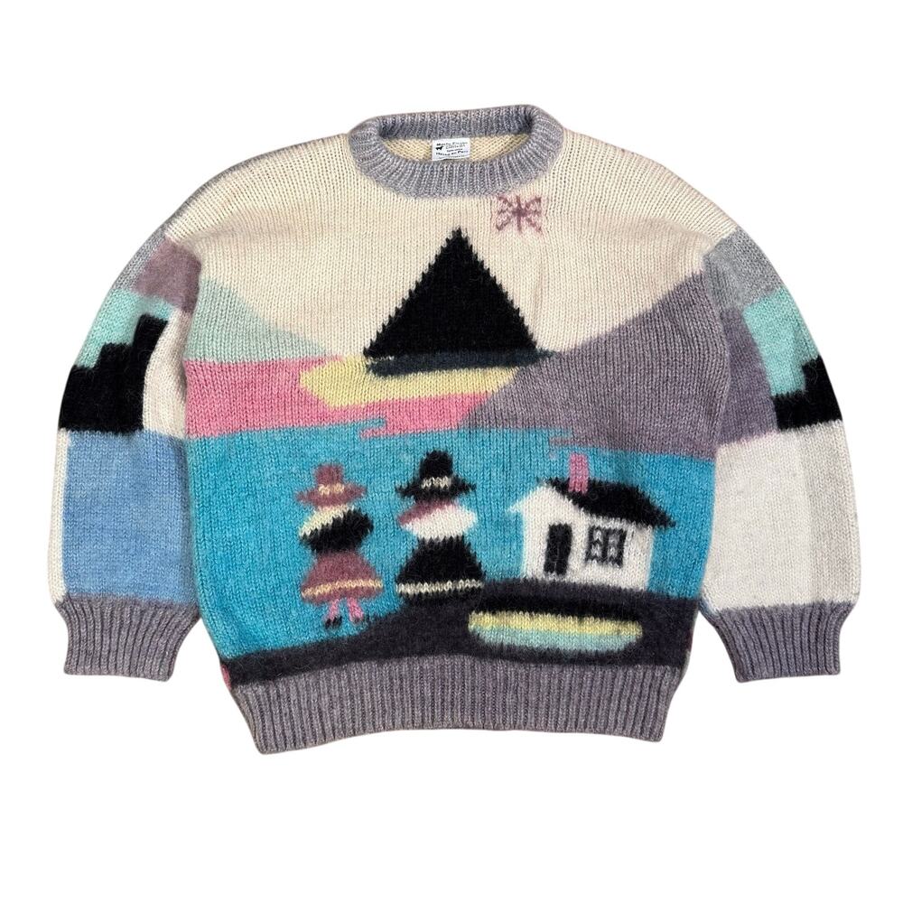 Vintage 80s Peru Alpaca Wool Sweater Women’s XS